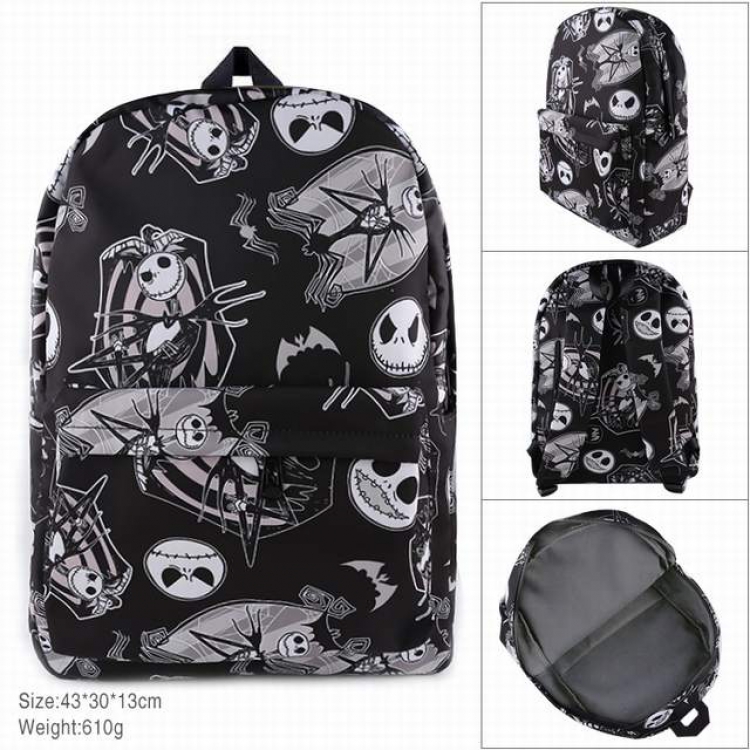 The Nightmare Before Christmas Cotton imitation nylon composite Waterproof fabric backpack