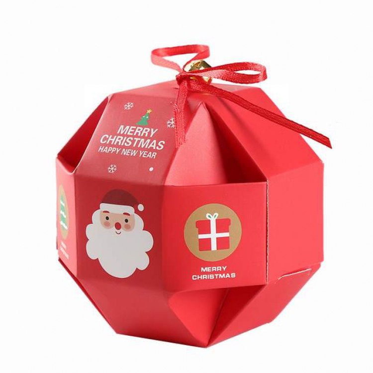 Christmas gift box red 10X10CM 70G a pack of 10 Price for 5 packs