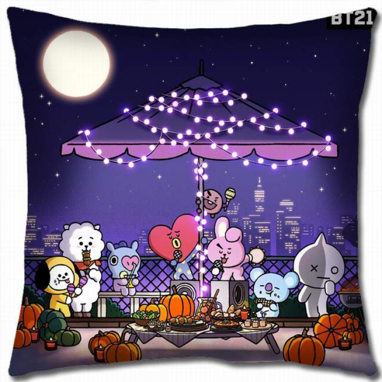 BTS Double-sided full color pillow cushion 45X45CM-BS-686 NO FILLING