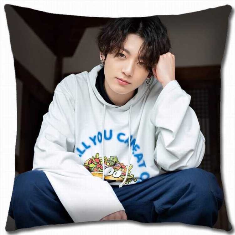 BTS Double-sided full color pillow cushion 45X45CM-BS-709 NO FILLING