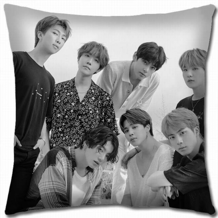 BTS Double-sided full color pillow cushion 45X45CM-BS-707 NO FILLING