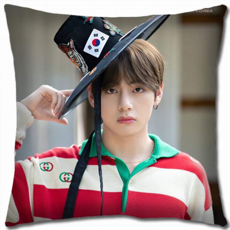 BTS Double-sided full color pillow cushion 45X45CM-BS-715 NO FILLING