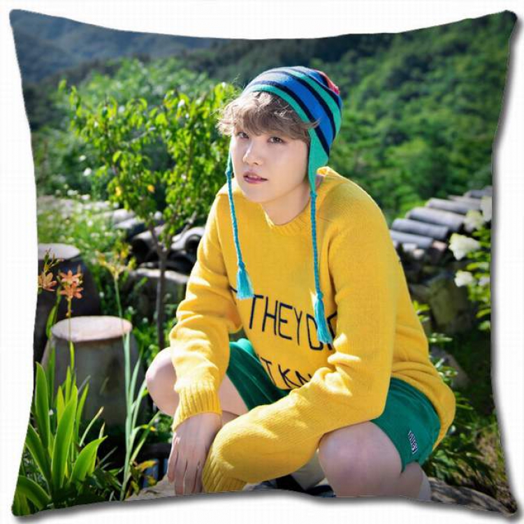 BTS Double-sided full color pillow cushion 45X45CM-BS-716 NO FILLING