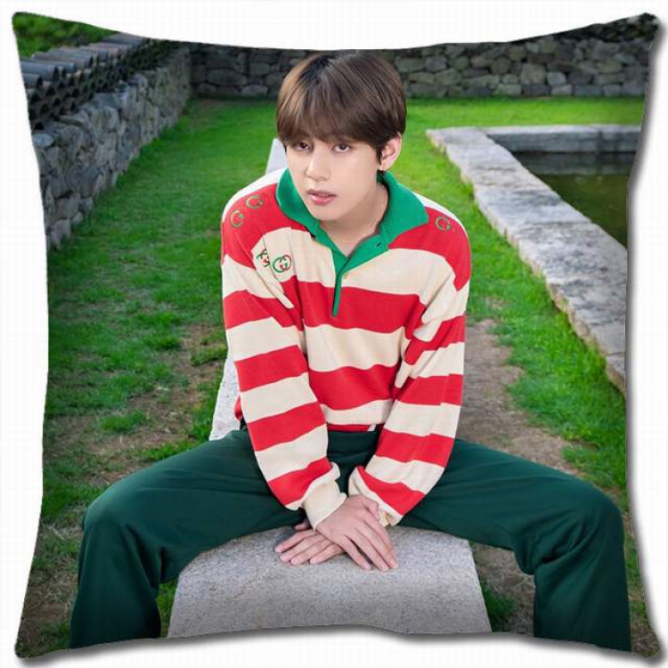 BTS Double-sided full color pillow cushion 45X45CM-BS-721 NO FILLING