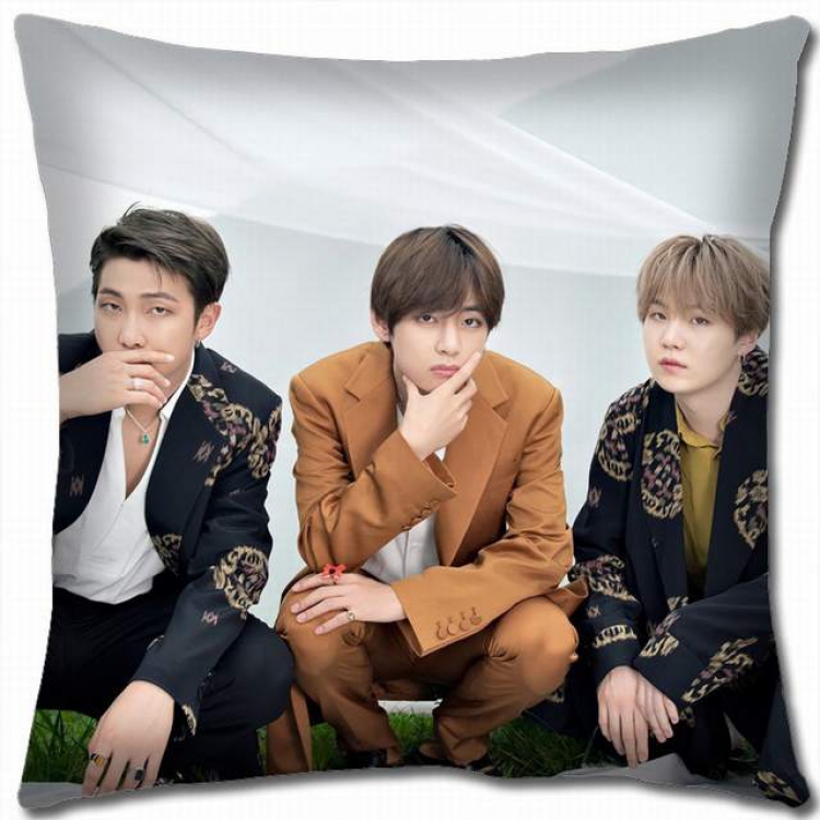 BTS Double-sided full color pillow cushion 45X45CM-BS-724 NO FILLING