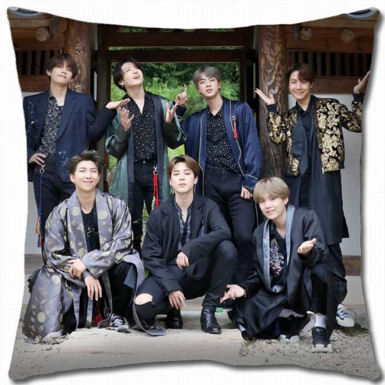 BTS Double-sided full color pillow cushion 45X45CM-BS-729 NO FILLING