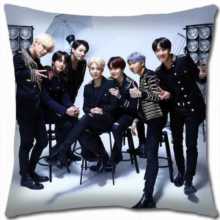 BTS Double-sided full color pillow cushion 45X45CM-BS-727 NO FILLING