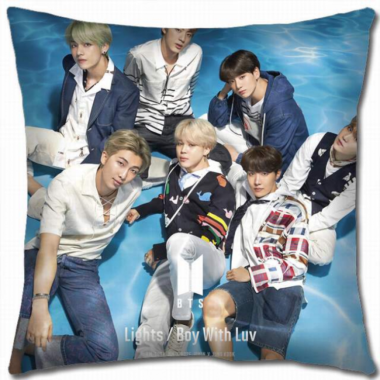 BTS Double-sided full color pillow cushion 45X45CM-BS-731 NO FILLING