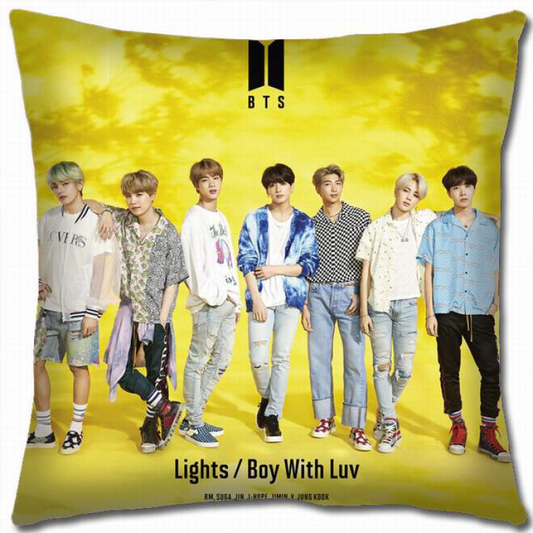 BTS Double-sided full color pillow cushion 45X45CM-BS-730 NO FILLING