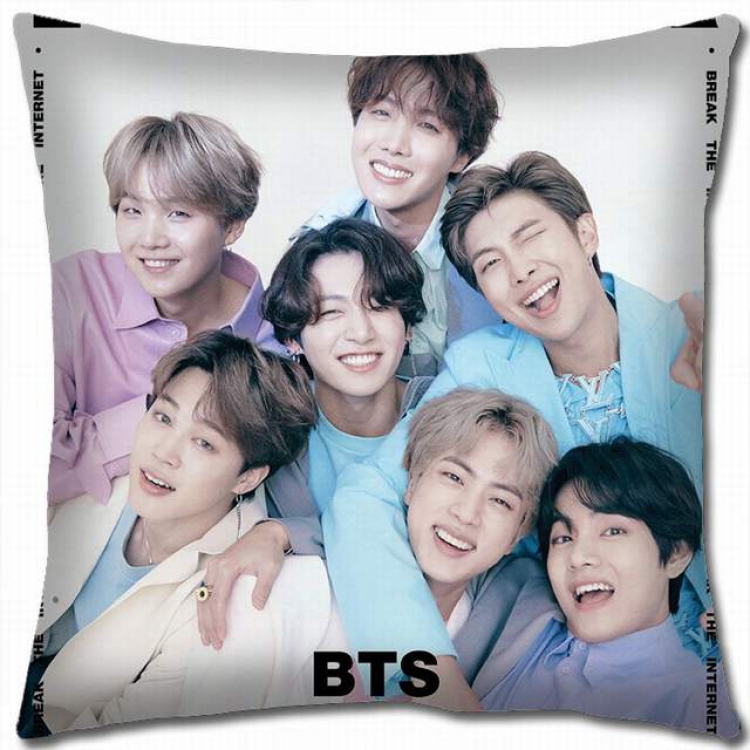 BTS Double-sided full color pillow cushion 45X45CM-BS-734 NO FILLING