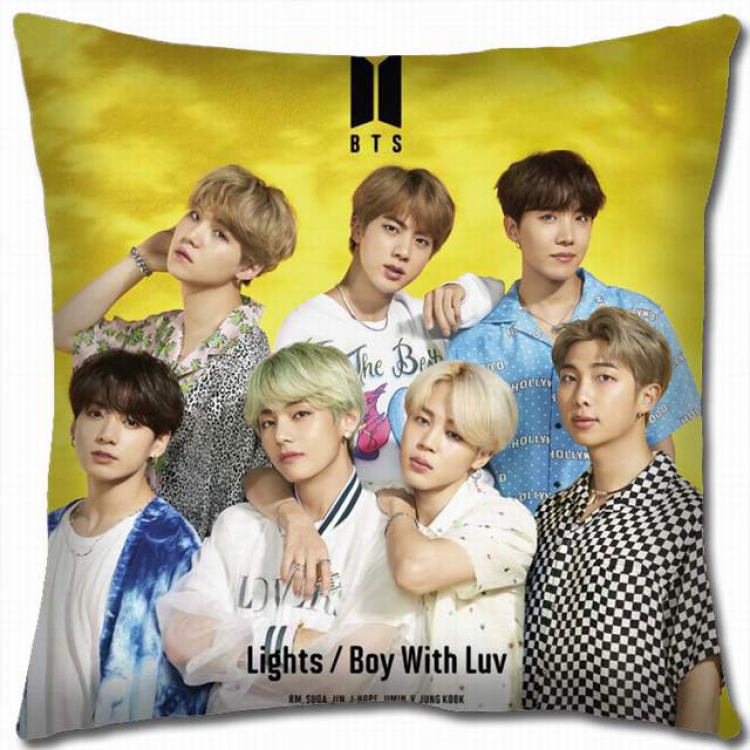 BTS Double-sided full color pillow cushion 45X45CM-BS-732 NO FILLING