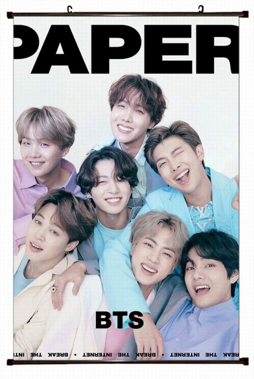 BTS Plastic pole cloth painting Wall Scroll 60X90CM preorder 3 days BS-734 NO FILLING