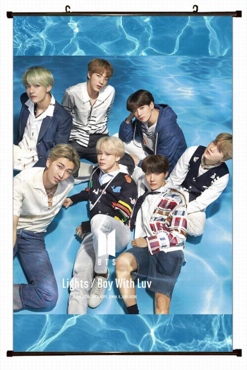 BTS Plastic pole cloth painting Wall Scroll 60X90CM preorder 3 days BS-731 NO FILLING