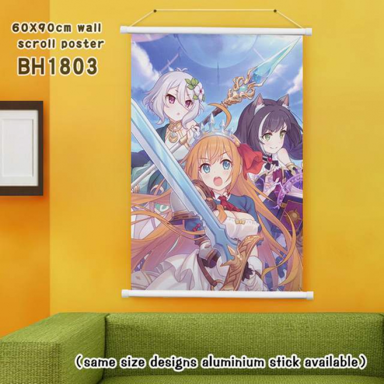 !Re:Dive White Plastic rod Cloth painting Wall Scroll 60X90CM BH1803 