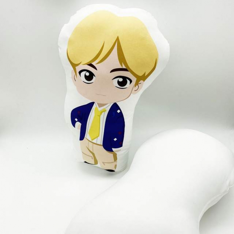 BTS JIN Cartoon character shape doll pillow about 36CM 250G