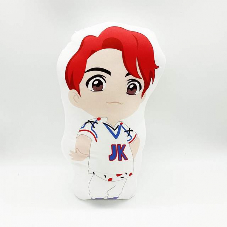 BTS JK Cartoon character shape doll pillow about 36CM 250G