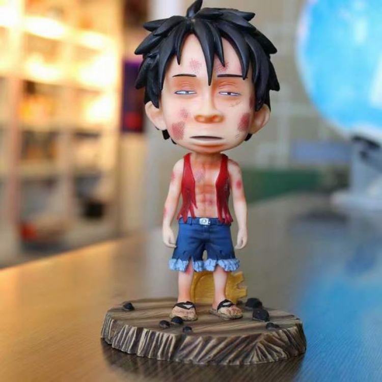 One Piece Monkey D. Luffy red  Boxed Figure Decoration Model 16CM 0.22KG Color box size:12X9X18CM a box of 100