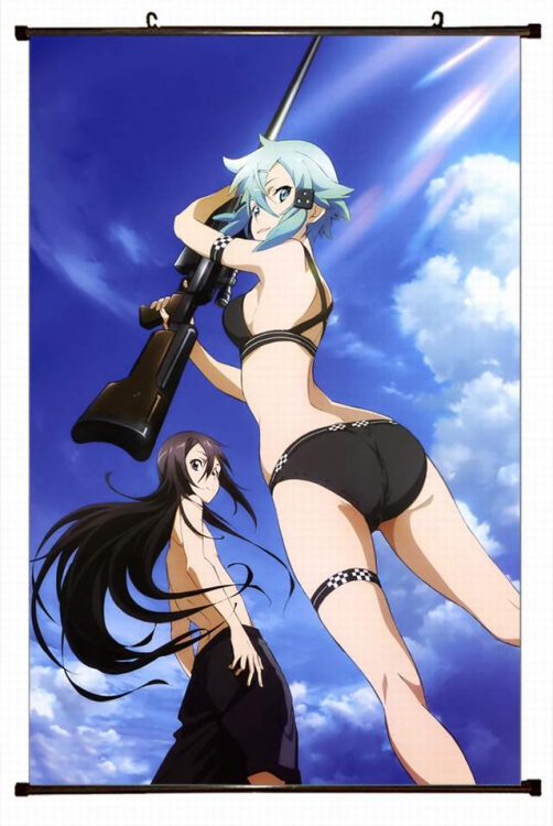 Sword Art Online Plastic pole cloth painting Wall Scroll 60X90CM preorder 3 days d5-115A NO FILLING