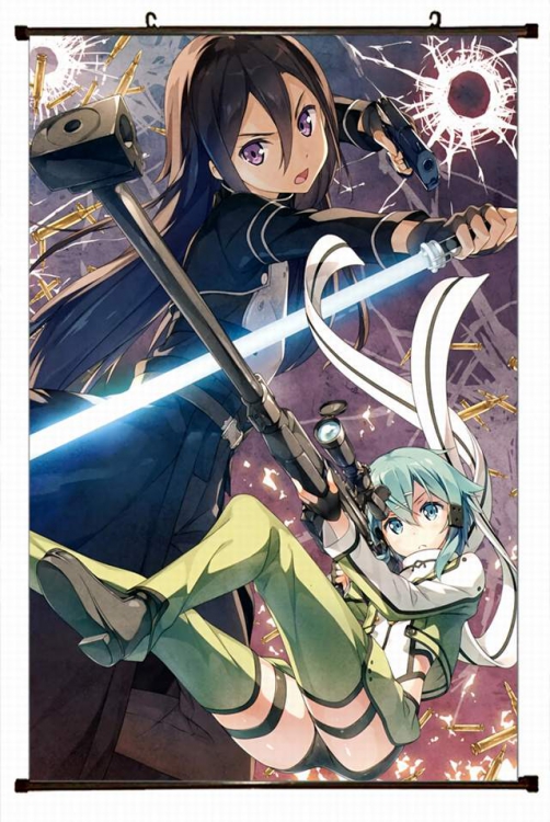 Sword Art Online Plastic pole cloth painting Wall Scroll 60X90CM preorder 3 days d5-17 NO FILLING