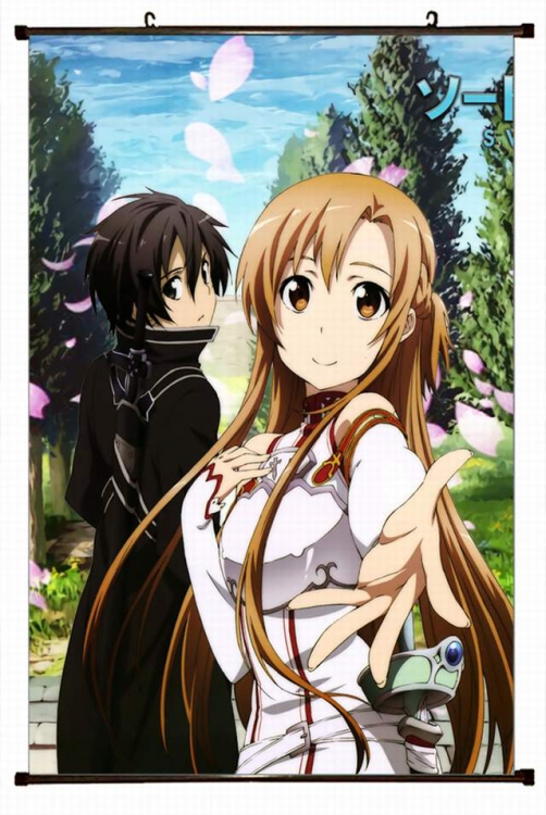 Sword Art Online Plastic pole cloth painting Wall Scroll 60X90CM preorder 3 days d5-24 NO FILLING