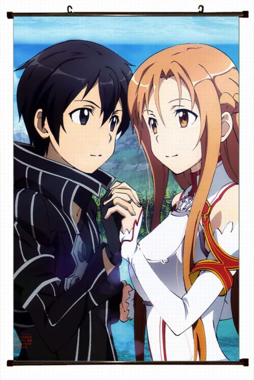 Sword Art Online Plastic pole cloth painting Wall Scroll 60X90CM preorder 3 days d5-31 NO FILLING