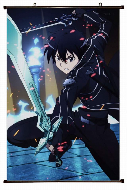 Sword Art Online Plastic pole cloth painting Wall Scroll 60X90CM preorder 3 days d5-26 NO FILLING