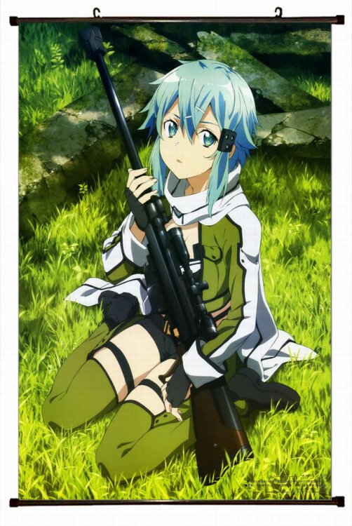 Sword Art Online Plastic pole cloth painting Wall Scroll 60X90CM preorder 3 days d5-48 NO FILLING