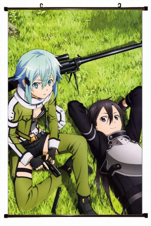 Sword Art Online Plastic pole cloth painting Wall Scroll 60X90CM preorder 3 days d5-49 NO FILLING