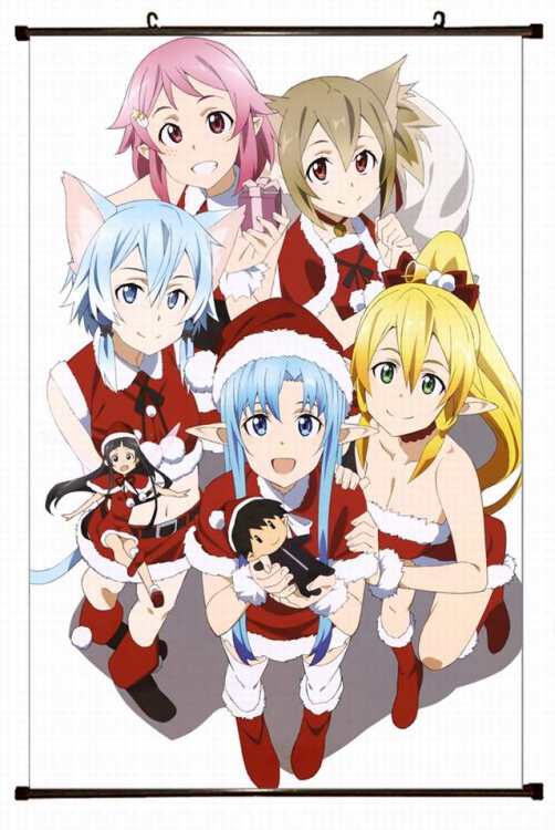 Sword Art Online Plastic pole cloth painting Wall Scroll 60X90CM preorder 3 days d5-5 NO FILLING
