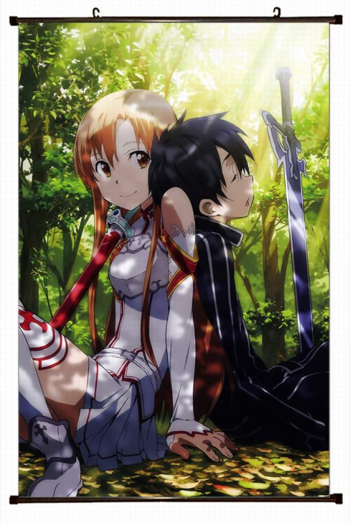 Sword Art Online Plastic pole cloth painting Wall Scroll 60X90CM preorder 3 days d5-52 NO FILLING