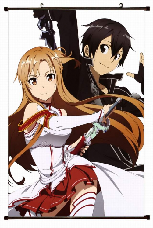 Sword Art Online Plastic pole cloth painting Wall Scroll 60X90CM preorder 3 days d5-59 NO FILLING