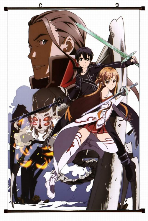 Sword Art Online Plastic pole cloth painting Wall Scroll 60X90CM preorder 3 days d5-71 NO FILLING
