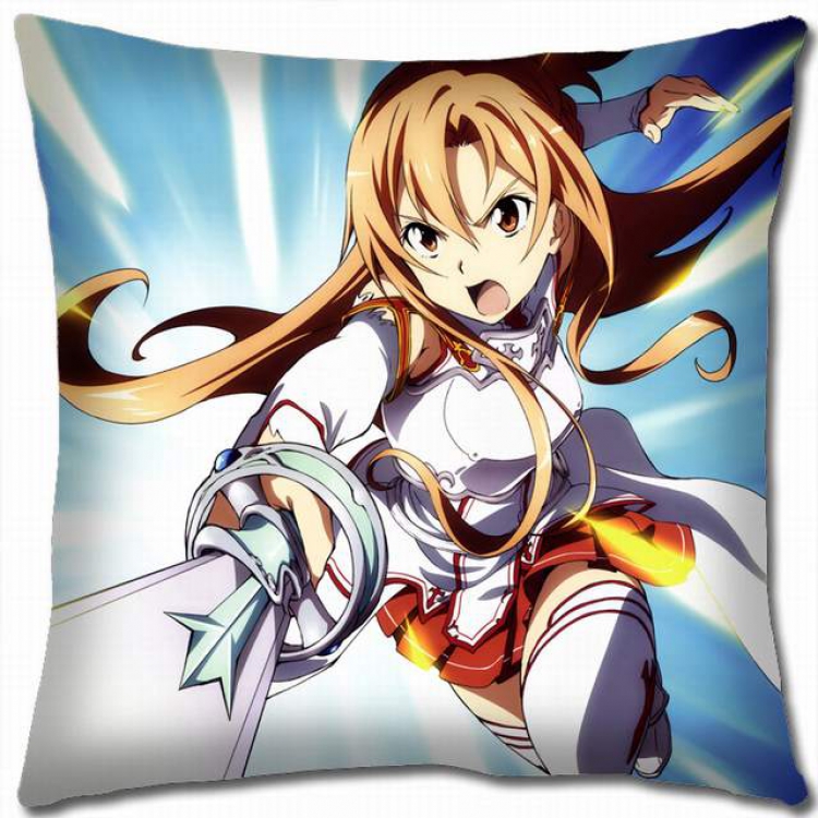 Sword Art Online Double-sided full color pillow cushion 45X45CM-d5-12 NO FILLING
