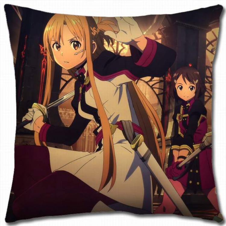 Sword Art Online Double-sided full color pillow cushion 45X45CM-d5-197 NO FILLING