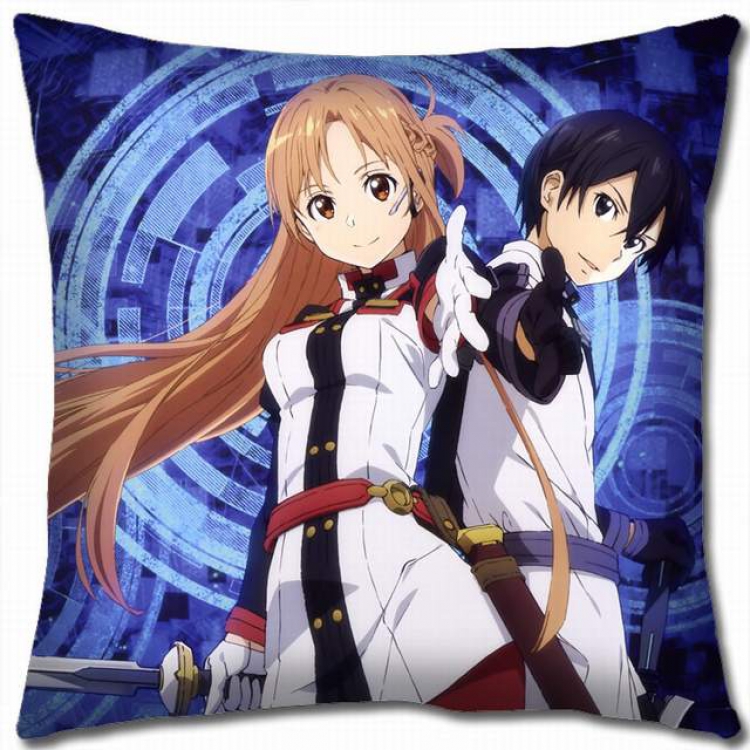 Sword Art Online Double-sided full color pillow cushion 45X45CM-d5-198 NO FILLING