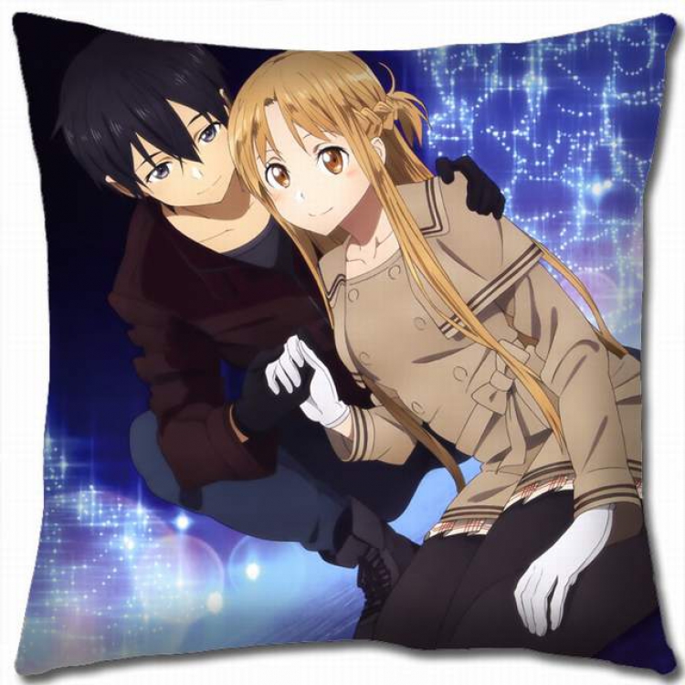 Sword Art Online Double-sided full color pillow cushion 45X45CM-d5-199 NO FILLING
