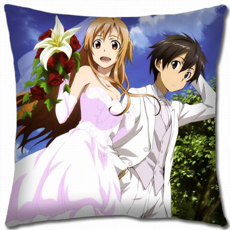 Sword Art Online Double-sided full color pillow cushion 45X45CM-d5-20 NO FILLING
