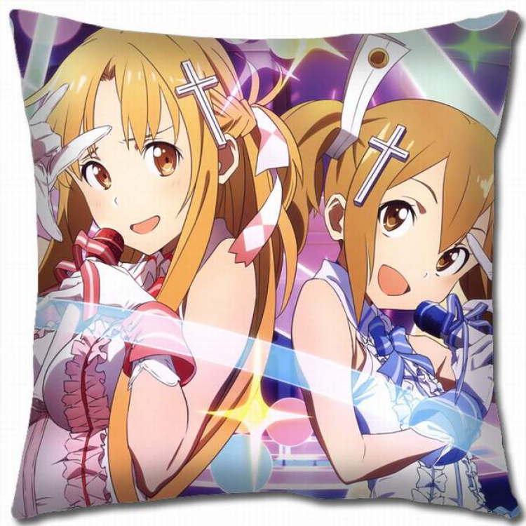 Sword Art Online Double-sided full color pillow cushion 45X45CM-d5-201 NO FILLING