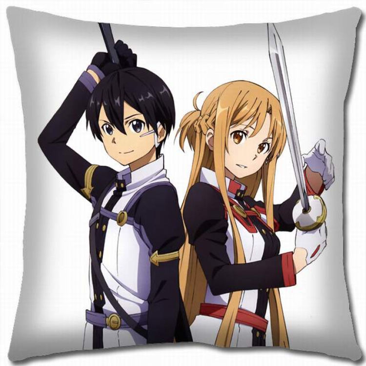 Sword Art Online Double-sided full color pillow cushion 45X45CM-d5-202A NO FILLING