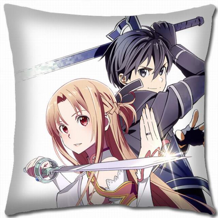 Sword Art Online Double-sided full color pillow cushion 45X45CM-d5-206 NO FILLING