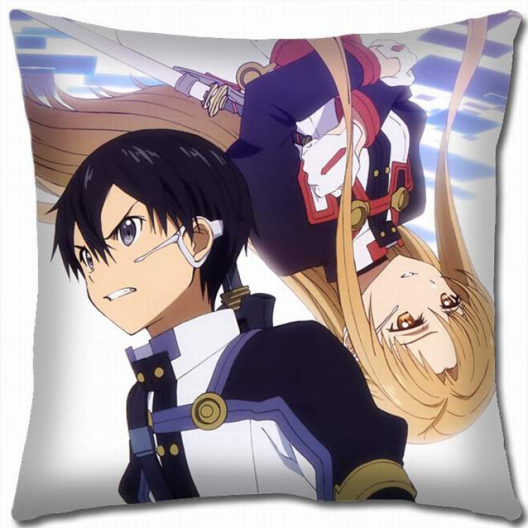 Sword Art Online Double-sided full color pillow cushion 45X45CM-d5-207B NO FILLING