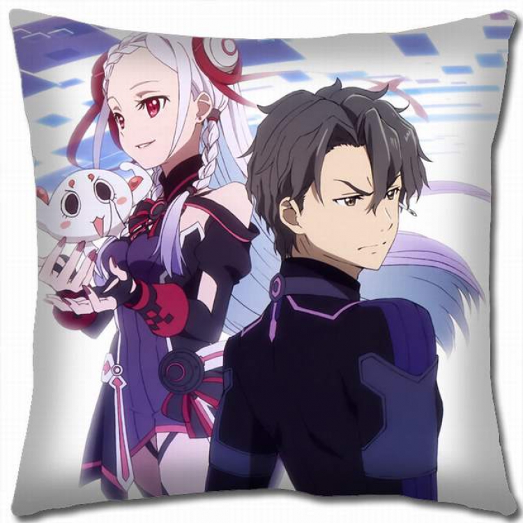Sword Art Online Double-sided full color pillow cushion 45X45CM-d5-207A NO FILLING