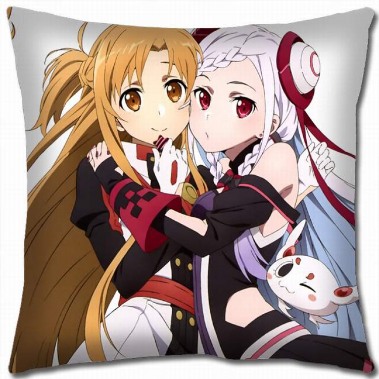 Sword Art Online Double-sided full color pillow cushion 45X45CM-d5-214B NO FILLING