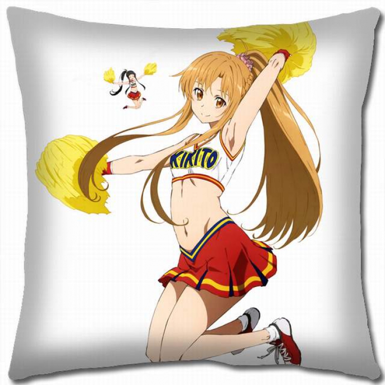 Sword Art Online Double-sided full color pillow cushion 45X45CM-d5-215 NO FILLING