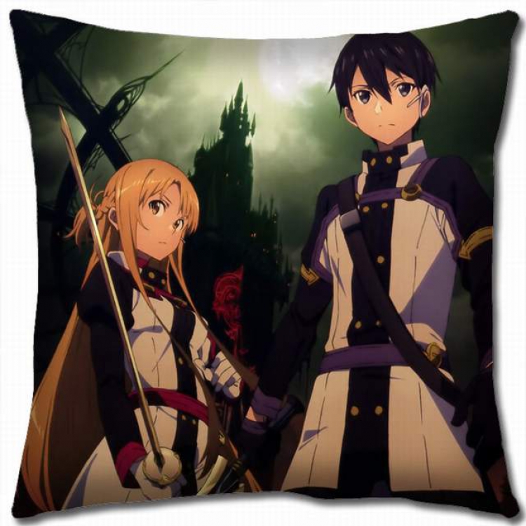 Sword Art Online Double-sided full color pillow cushion 45X45CM-d5-212A NO FILLING
