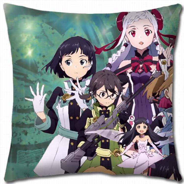 Sword Art Online Double-sided full color pillow cushion 45X45CM-d5-217 NO FILLING