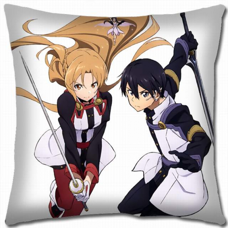 Sword Art Online Double-sided full color pillow cushion 45X45CM-d5-216B NO FILLING
