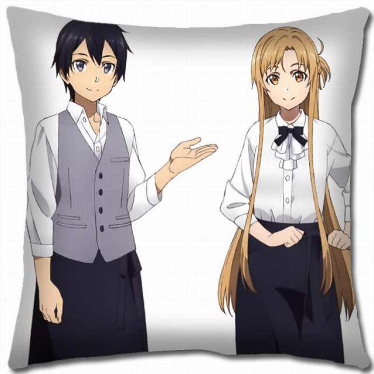Sword Art Online Double-sided full color pillow cushion 45X45CM-d5-231A NO FILLING