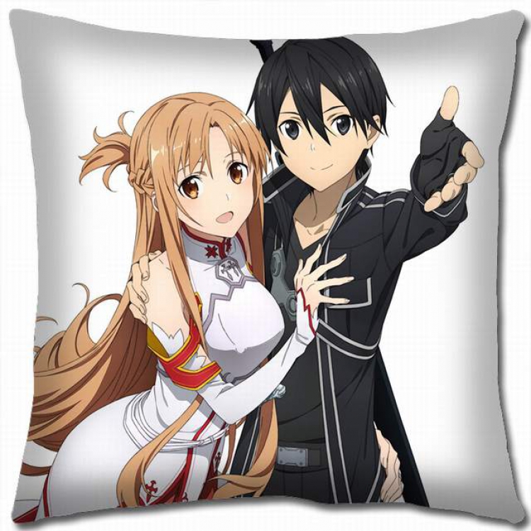 Sword Art Online Double-sided full color pillow cushion 45X45CM-d5-234 NO FILLING