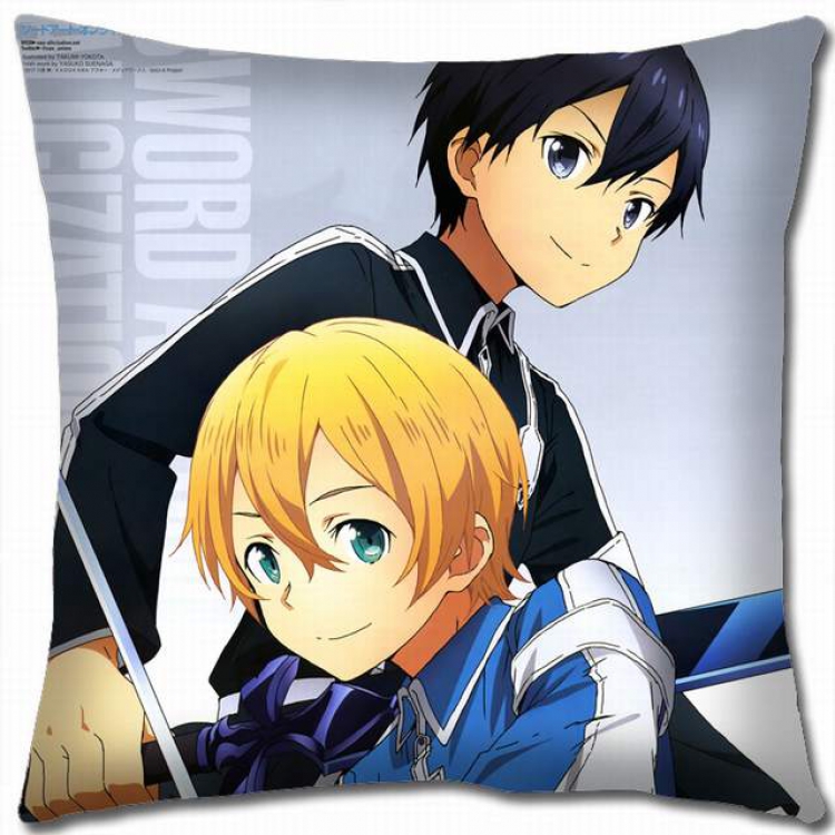 Sword Art Online Double-sided full color pillow cushion 45X45CM-d5-239 NO FILLING